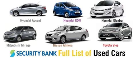 Security Bank Used and Repossessed Cars For Sale .